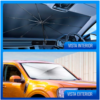 Parasol Plegable para Auto Retráctil