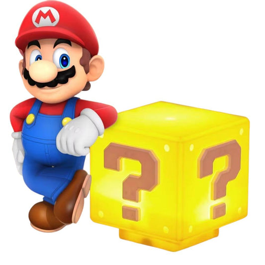 Lámpara Cubo Mario Bros Led Sonido USB