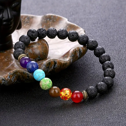 PULSERA CHAKRA AJUSTABLE CON TIRA